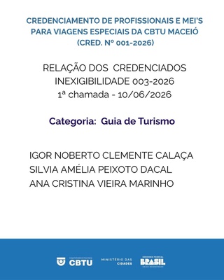 Categoria Guia de Turismo