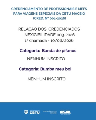 Categoria Banda de Pífanos e Bumba meu Boi