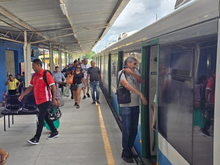  81% dos usuários dos trens aprovam os serviços da CBTU João Pessoa