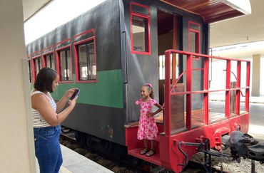 Maria Fumaça é atração para todas as idades