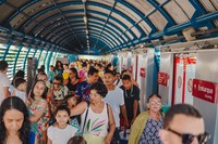 Sucesso em dezembro, Trem da Praia segue nos domingos de janeiro