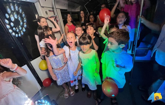O Trem da Balada foi inaugurado com festa infantil