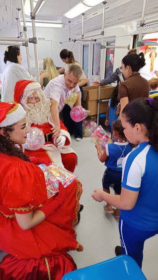 Entrega dos presentes