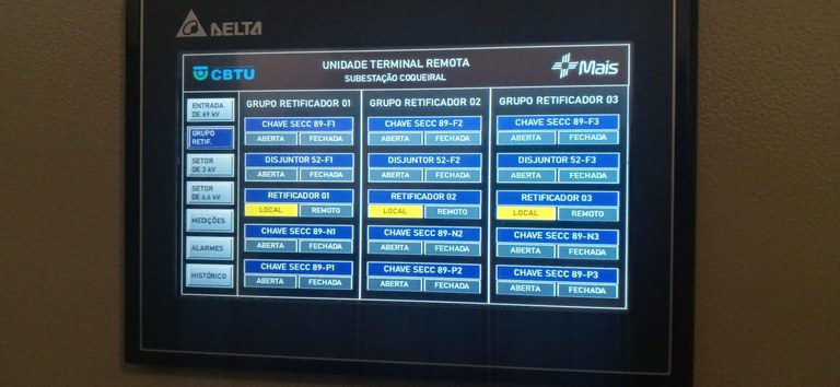 A Remota de Potência permite o monitoramento e controle de equipamentos