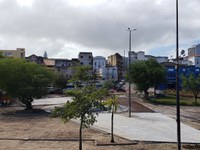 Praça Napoleão Laureano, em frente a CBTU João Pessoa, passa por reforma