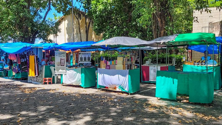 Registro da feira beneficente na sede administrativa da CBTU