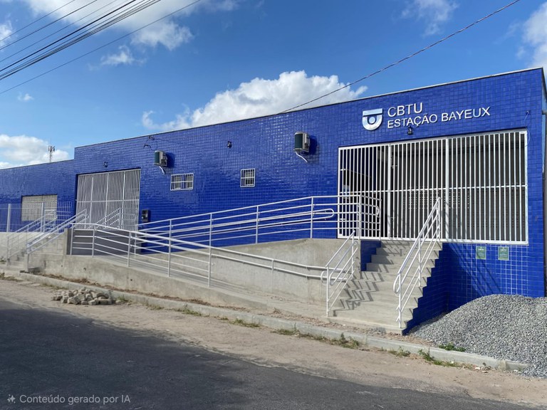 CBTU entrega à população nova estação Bayeux, nesta quarta, 17