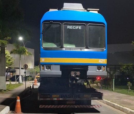 Segundo trem adquirido pela CBTU inicia viagem para Pernambuco