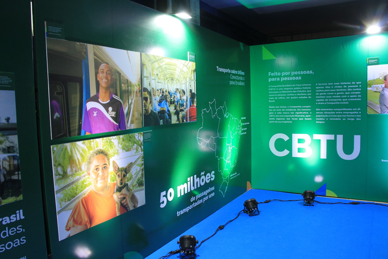 Exposição fotográfica dos 40 anos da CBTU em João Pessoa