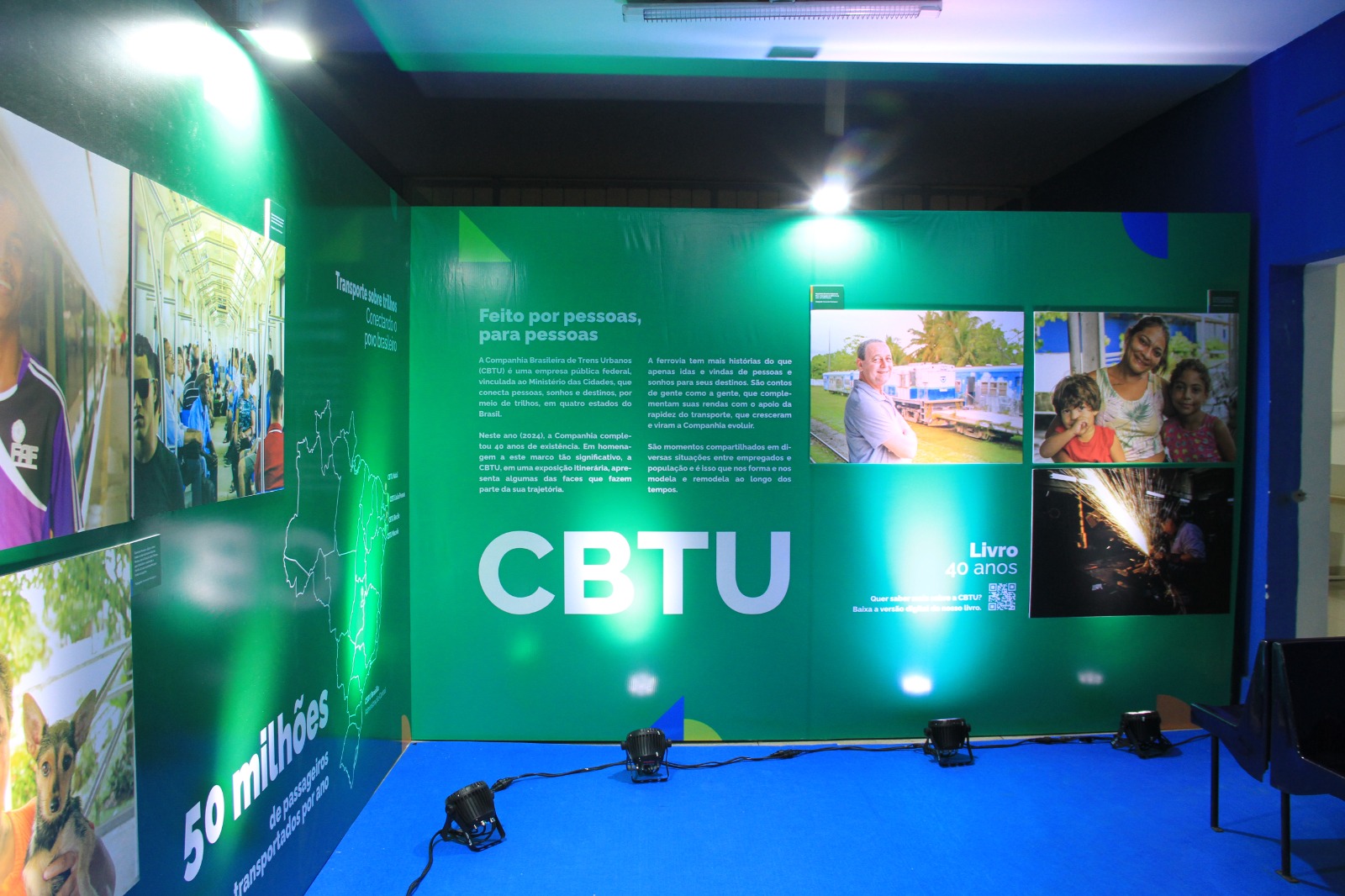 Exposição fotográfica dos 40 anos da CBTU em João Pessoa