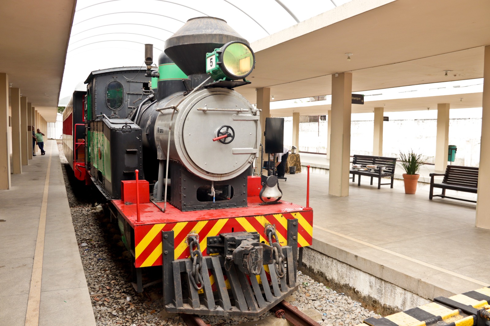 Foto da Maria fumaça em Maceió