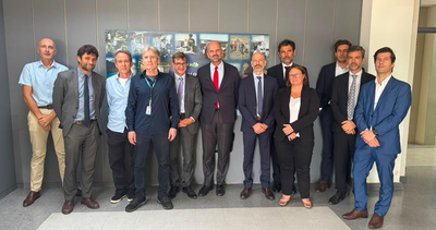 Comitiva da França visita laboratórios de Tecnologia Mineral do CDTN