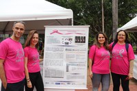 CDTN participa de caminhada em prol do combate ao câncer de mama