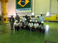 Equipe vencedora da Olimpíada Nuclear 2019 visita Angra I e II