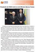Presidente da CNEN reúne-se com Ministro Marcos Pontes