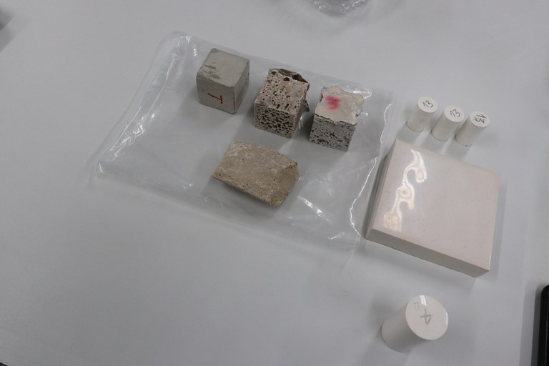 Geopolímeros | Foto: Alice Queiróz/CDTN