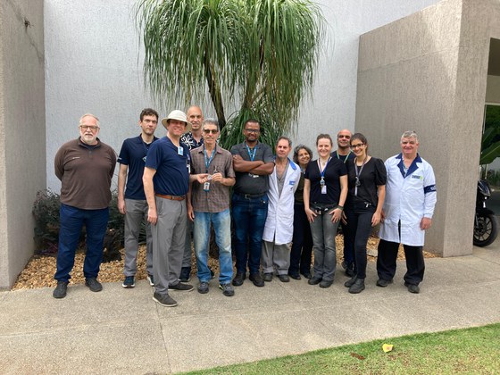 Equipe envolvida na operação (foto cedida)