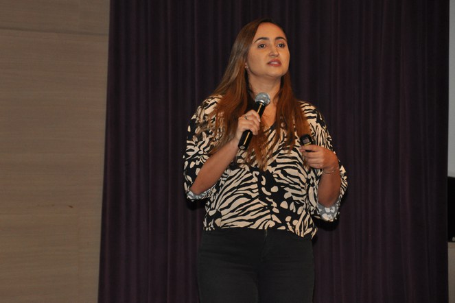 Jéssica Pauline, doutoranda pelo PPG-CDTN
