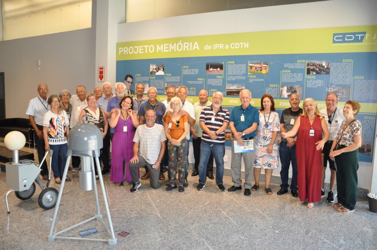 Visita dos aposentados ao CDTN - Foto: Antônio P. Santiago