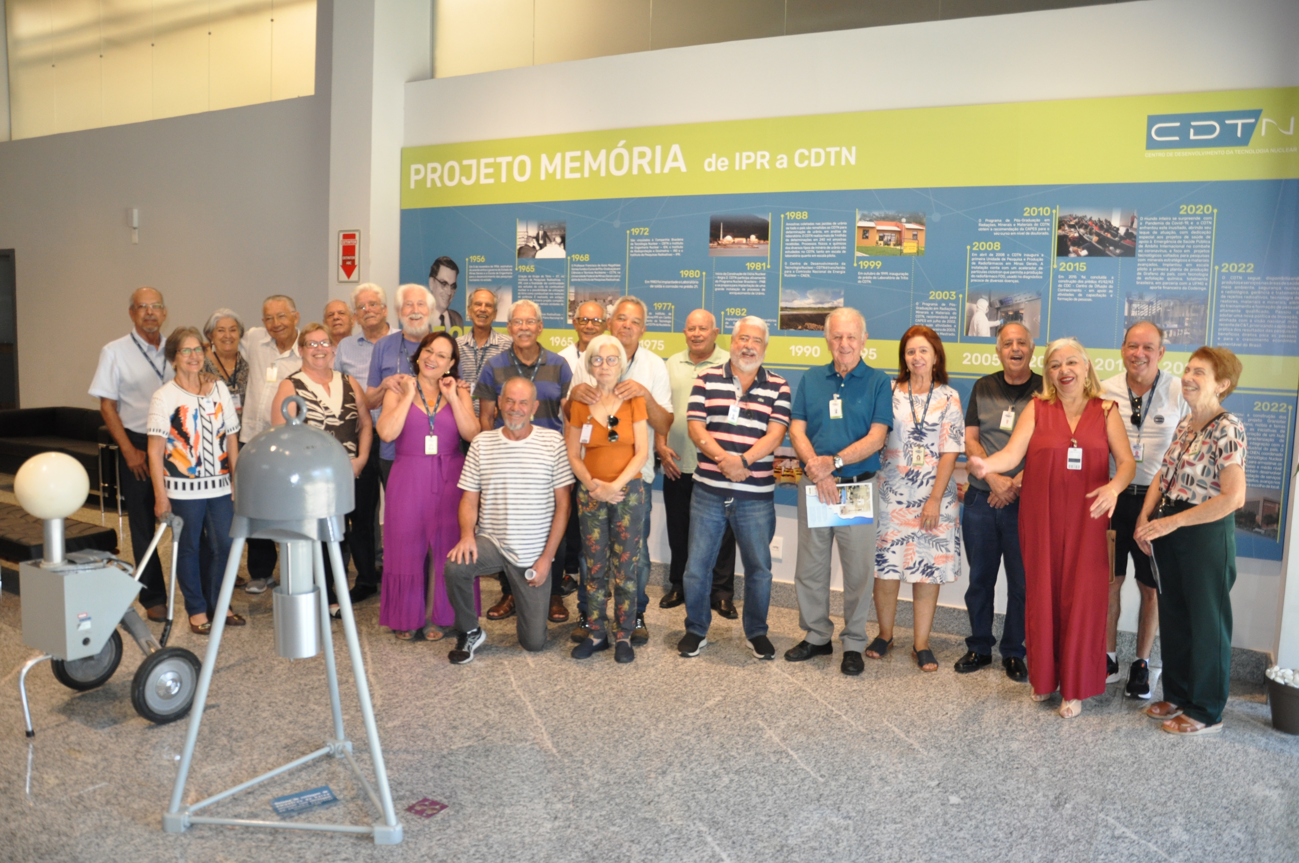 Visita dos aposentados ao CDTN - Foto: Antônio P. Santiago