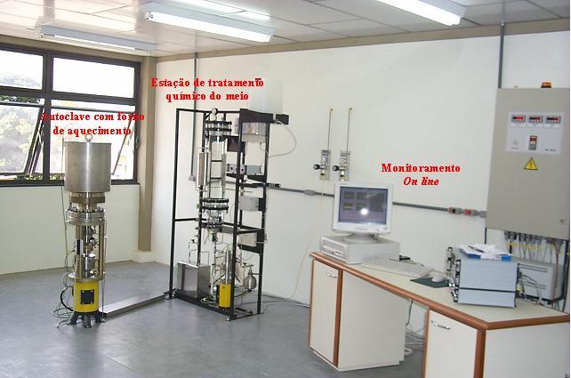 Instalação servomecânica para ensaios de corrosão sob tensão