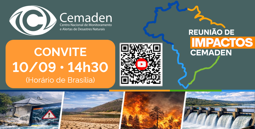 Convite: Reunião Mensal de Avaliação e Previsão de Impactos