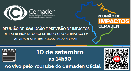 Convite: Reunião Mensal de Avaliação e Previsão de Impactos
