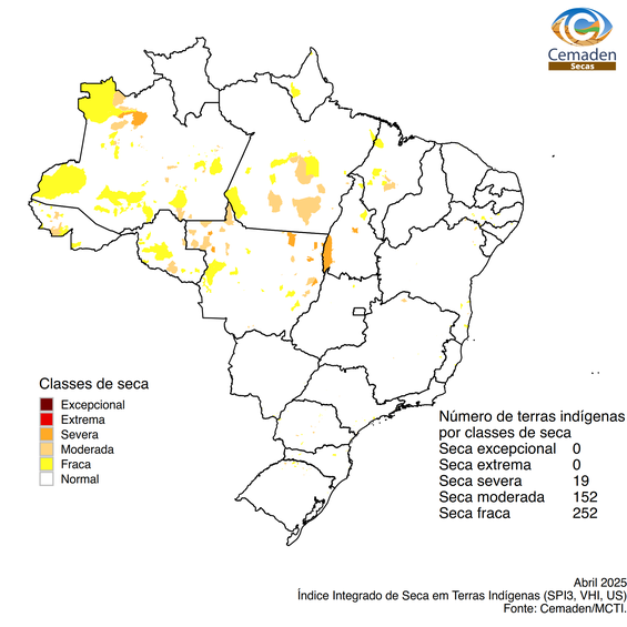 Impactos em terras indígenas.