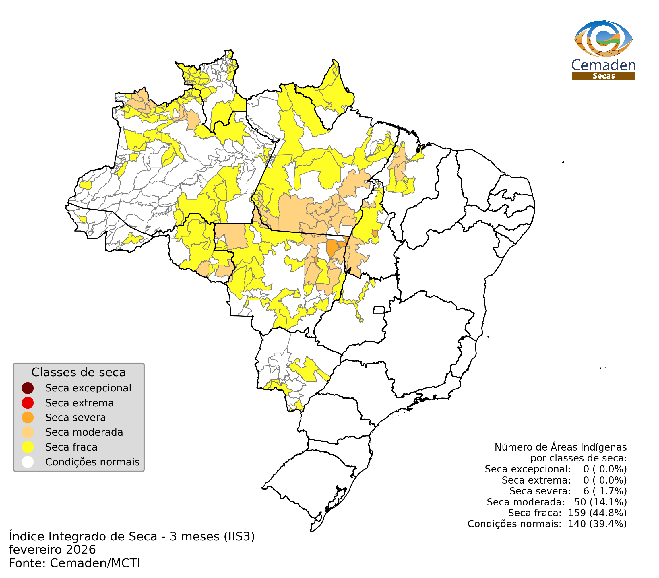 Monitoramento da Seca em Áreas indígenas