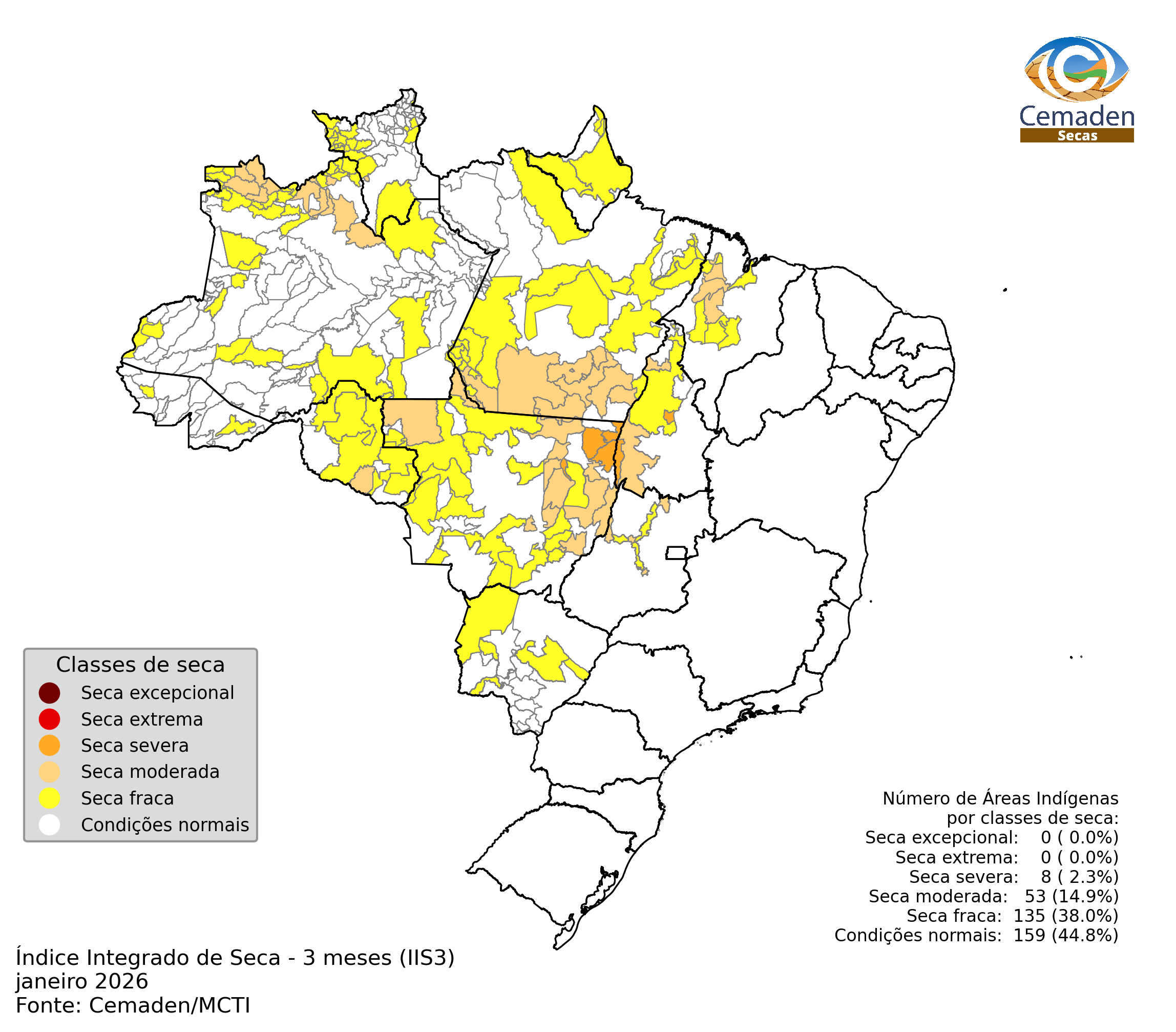Monitoramento de Seca em Terras Indígenas