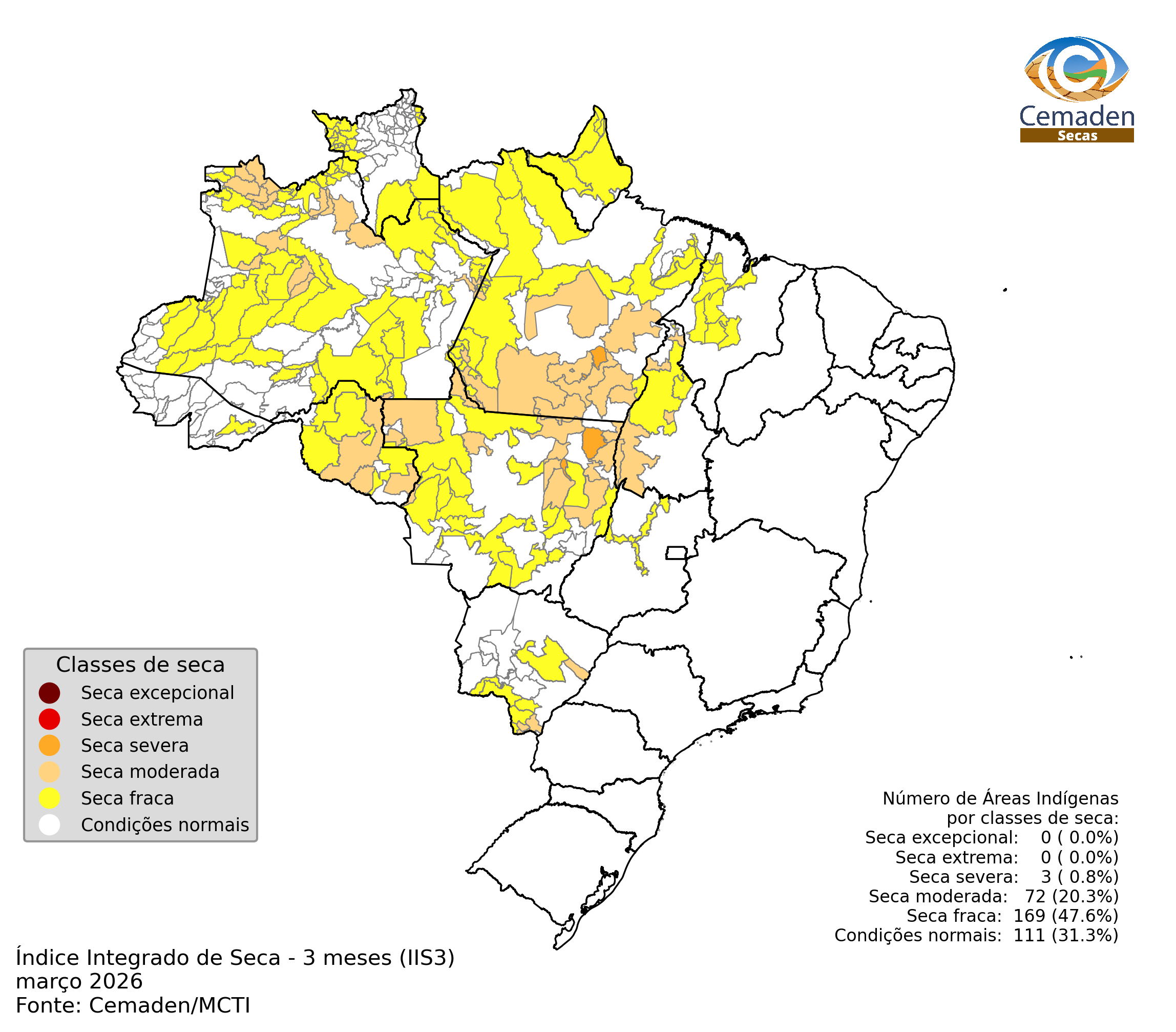 Monitoramento da Seca em Áreas Indígenas
