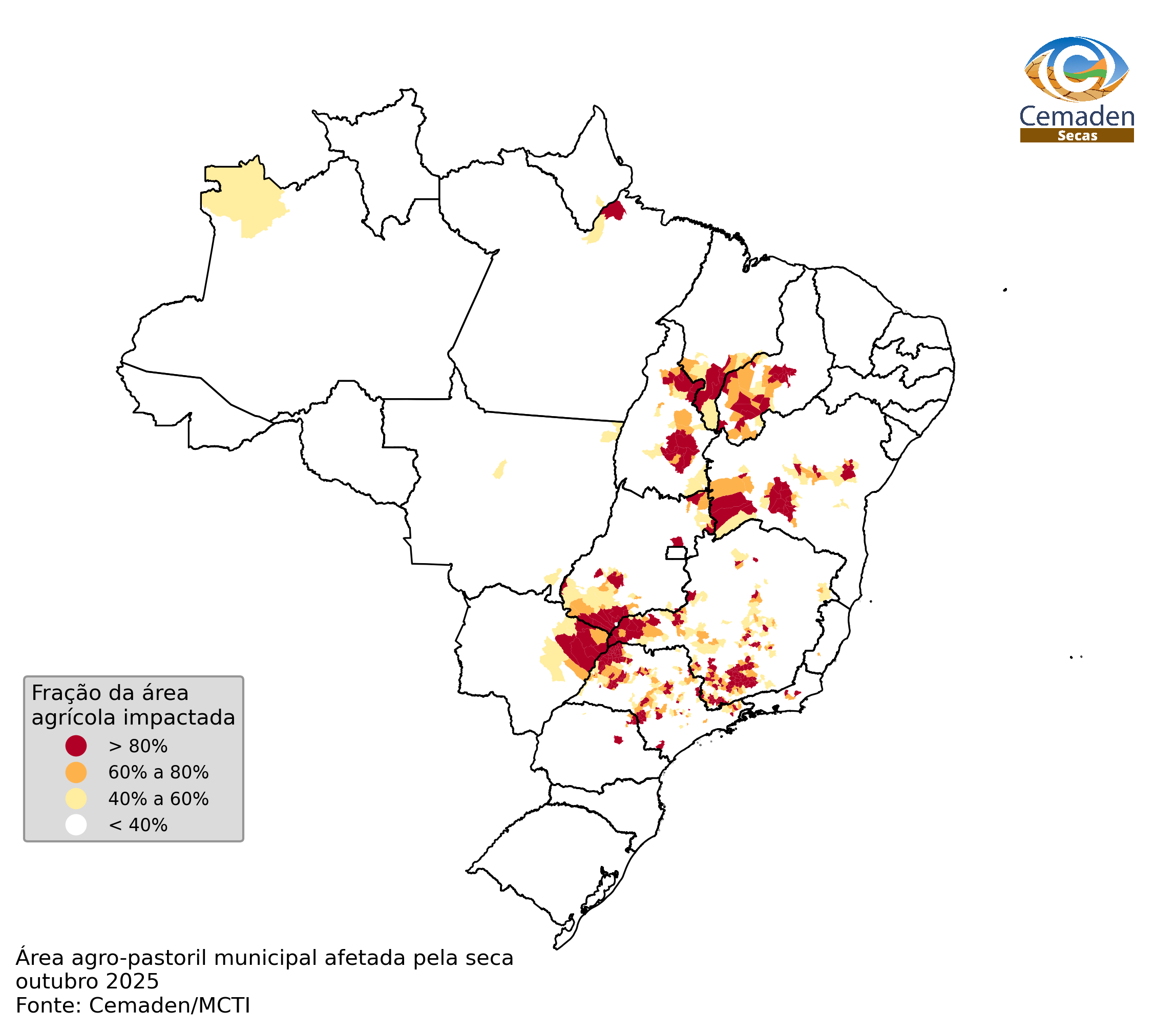 Monitoramento de Seca em Áreas Agroprodutivas