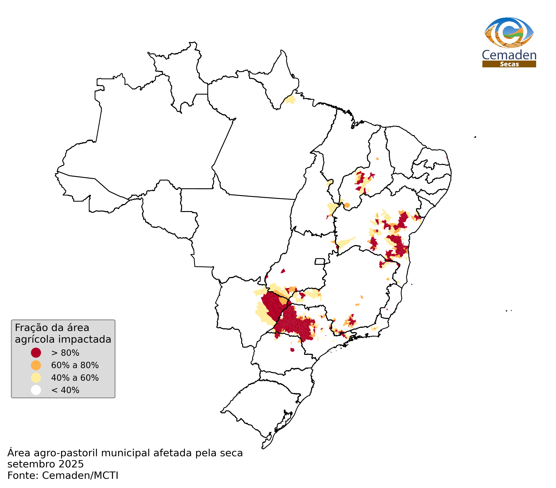 Monitoramento de Secas em Áreas Agroprodutivas