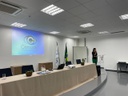 Foto3 SNCT 2024Abertura da SNCT no Auditório do Cemaden, pela coordenadora substituta de Relações Institucionais do Cemaden.jpg