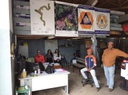 pesquisadores visitando defesa civil municipal