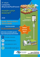 Cemaden Educação incentiva educadores a participarem da Campanha #AprenderParaPrevenir