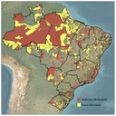 mapa dos municípios monitorados