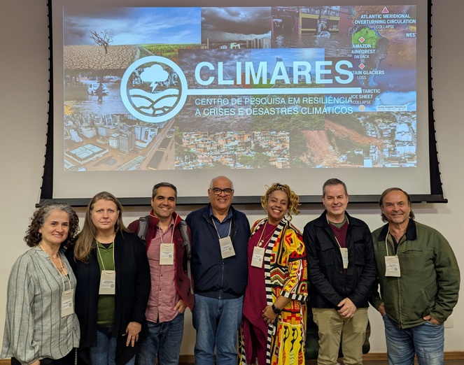 Servidores do Cemaden e da UNESP marcaram presença no primeiro dia da reunião.