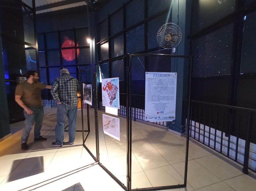Foto 2 Exposição Cemaden -Extremos - no Museu Interativo de Ciências em São José dos Campos (SP)