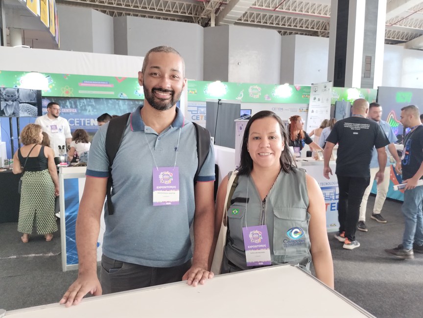 Estande do Cemaden na SNCT em Brasília