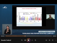 Cemaden participa de debate no Senado sobre tecnologias para prevenir desastres climáticos