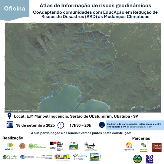 Banner 1 - Oficina em Ubatumirim  18 set 2025