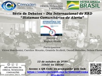 Cemaden realiza webinário na próxima terça-feira (13), Dia Internacional para Redução do Risco de Desastres