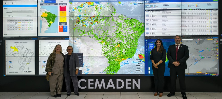 Visita institucional da Conjur/MCTI ao Cemaden, dia 15 de junho de 2026