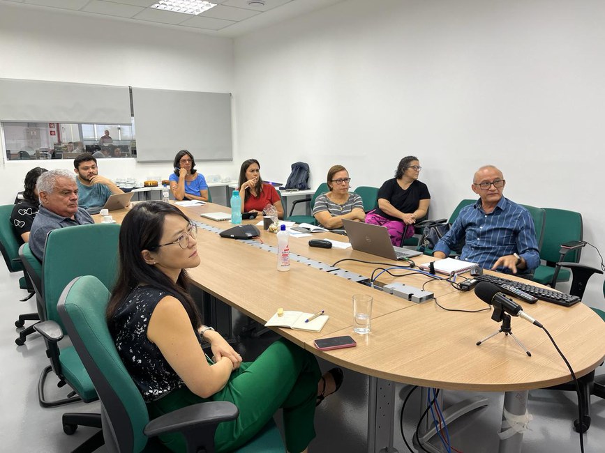 Reunião Censipam no Cemaden - apresentações institucionais.