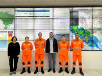 Representantes do Corpo de Bombeiros de MG visitam o Cemaden  para aprimoramento de decisões de comando na área de gestão de risco de desastres
