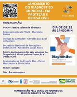 Em fevereiro, Projeto Elos lança seis publicações do Diagnóstico Municipal em Proteção e Defesa Civil