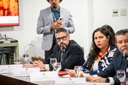 Representante do Cemaden na reunião da Sala de Situação