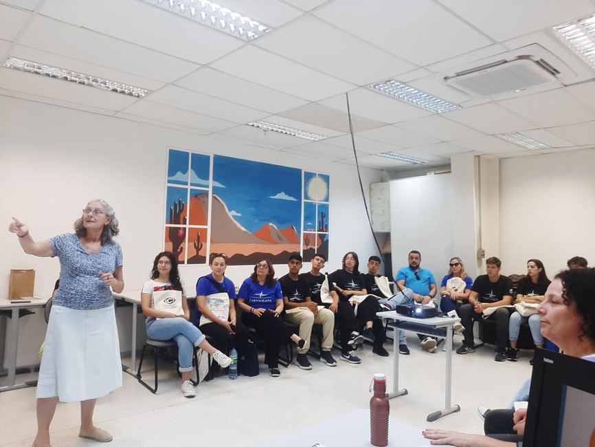 Apresentação do Programa Cemaden Educação e da Cartografia Social aos estudantes premiados na Olimpíada Brasileira de Cartografia