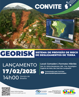 No próximo dia 17, será o  lançamento do GeoRisk  com a presença da ministra do MCTI no Cemaden